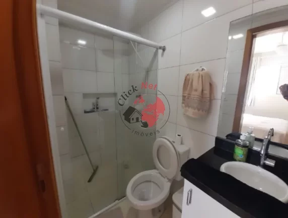 Imagem Apartamento á 500m2 da Praia ,Mobiliado ,2 dorm, 1 suíte,varanda grill, 1 vagas, 61 m2 ,bairro Guilhermina,Praia grande