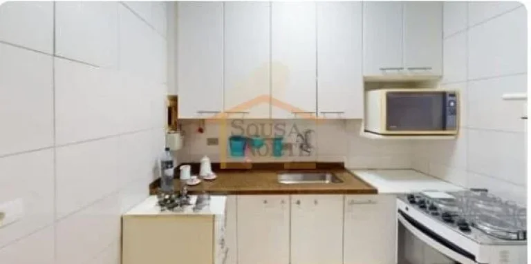 Imagem Apartamento 60m², 2 dormitórios, armários embutidos, piso em mármore, ar condicionado quente e f...