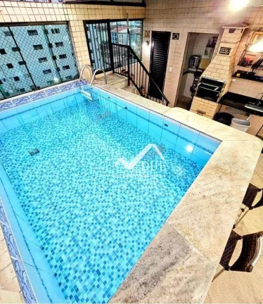 Imagem Cobertura com 4 dormitórios à venda, 194 m² por R$ 1.360.000 - Aparecida - Santos/SP