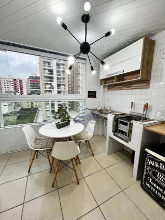 Imagem Apartamento MOBILIADO com 2 dormitórios à venda, 93 m² por R$ 640.000 - Boqueirão - Praia Grande/SP