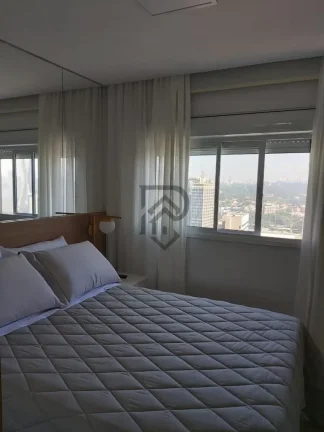 Imagem Apartamento brooklin decorado andar alto vista livre