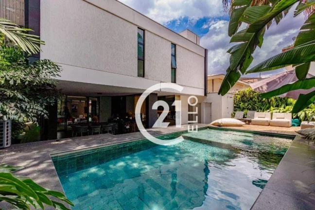 Imagem Linda casa no Brooklin, 5 suítes, 500m² - venda ou locação