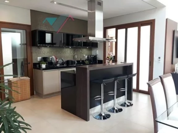 Imagem Casa de Luxo em Condomínio Pitangueiras: 3 quartos, 3 suítes, 2 salas, 3 banheiros, 4 vagas, 254m² em Ribeirão Preto-SP!