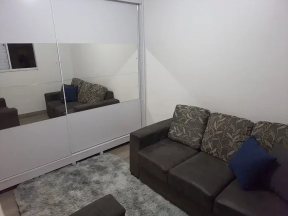 Imagem Apartamento com 2 dormitórios, sala, cozinha americana, banheiro, Garagem com 1 vaga cobertura. O c...