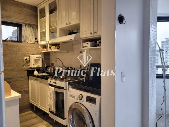 Imagem Flat disponível para locação no Hotel Paulista Wall Street na Bela Vista, com 55m², 1 dormitório e 1 vaga de garagem