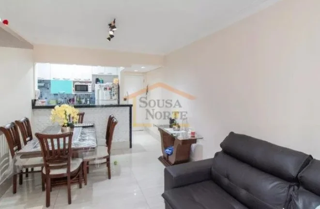 Imagem Apartamento 77m², 3 dormitórios, sendo 1 suíte, sala 2 ambientes, varanda com fechamento em vidro...