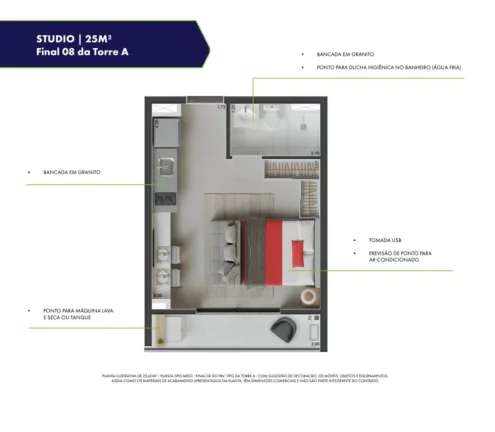 Imagem Apartamento com 1 Quarto à Venda, 26 m² em Vila Olímpia - São Paulo