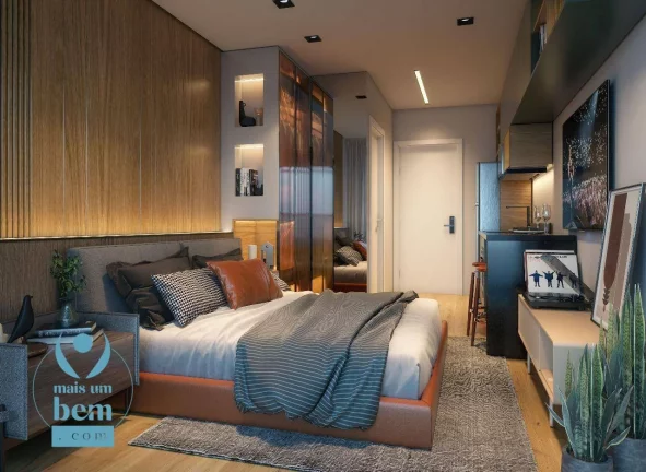 Imagem Apartamento com 2 quartos à venda, 51 m² por R$ 597.619,93 - Centro - Curitiba/PR