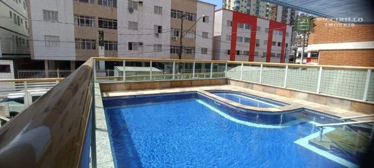 Imagem Apartamento com 2 dormitórios à venda, 85 m² por R$ 480.000,00 - Tupi - Praia Grande/SP