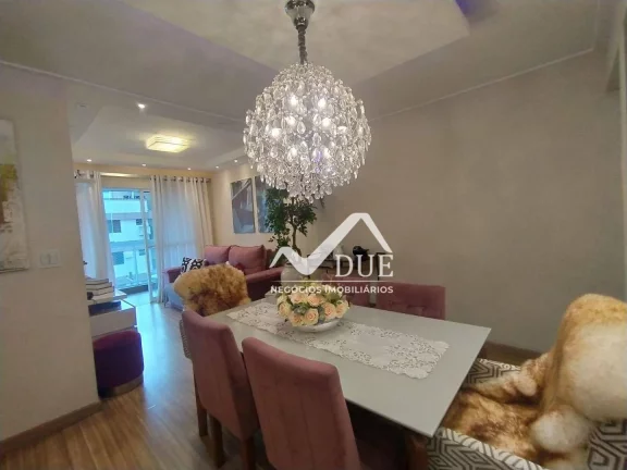 Imagem Porteira fechada apartamento com 3 quartos e lazer completo à venda, 98 m² por R$ 830.000 - Jardim Las Palmas - Guarujá/SP