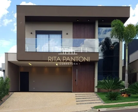 Imagem Casa Condominio - Ribeirão Preto - Residencial Alto do Castelo - Região Sul