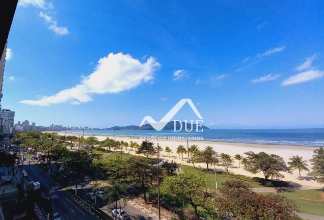 Imagem Apartamento com 2 suítes e frente total para o mar à venda, 160 m² por R$ 2.150.000 - Pompéia - Santos/SP