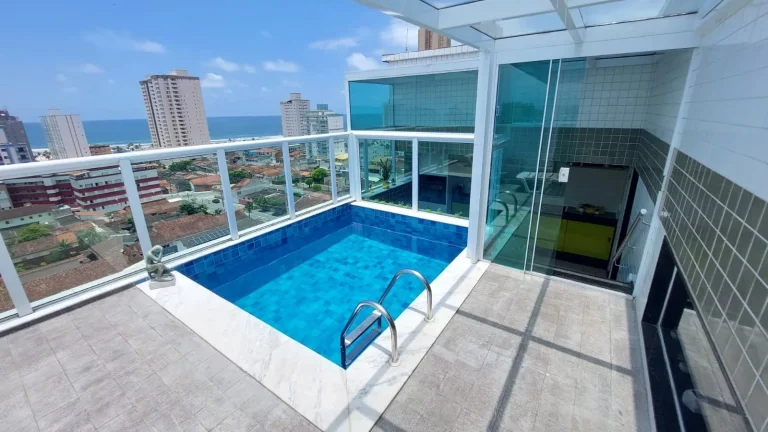 Imagem Cobertura com 3 dorms, Mirim, Praia Grande - R$ 900 mil, Cod: 2287