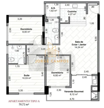 Imagem AP-25276 - APARTAMENTO NOVO 3 DORM À VENDA NO JD. CALIFóRNIA EM JACAREÍ/SP