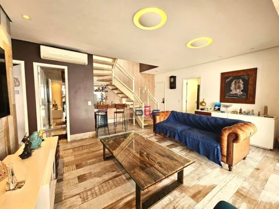 Imagem Cobertura com 3 dormitórios à venda, 169 m² por R$ 2.300.000 - Pompeia - Santos/SP