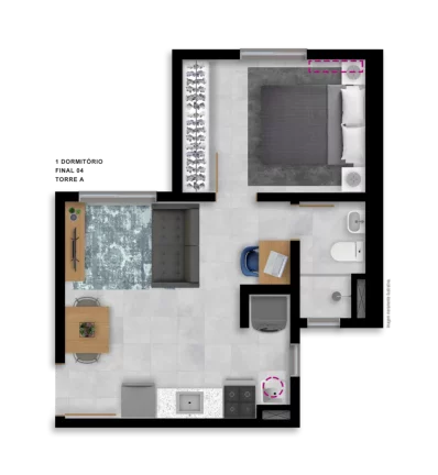 Imagem Villa Pienza - Fase 3 - Apartamento à venda no bairro Hípica - Porto Alegre/RS