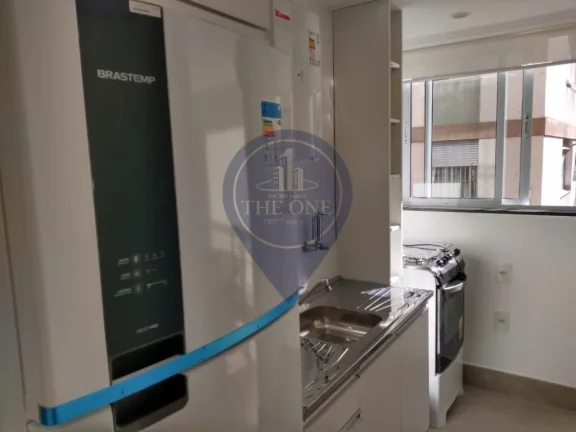 Imagem Apartamento para locação no Jardim Paulista: 1 quarto, 1 suíte, 2 salas, 2 banheiros e 1 vaga de garagem, 45m².