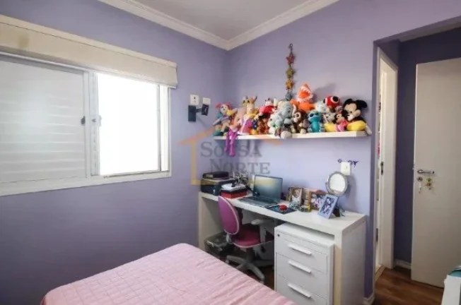 Imagem Apartamento amplo, 3 dormitórios, sendo 3 suítes, totalizando 4 banheiros, equipado com armários ...