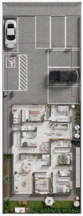 Imagem Apartamento com área externa privativa no Bairro Bessa - AP2824.