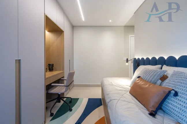 Imagem Apartamento na Guilhermina em Praia Grande Mobiliado e Decorado