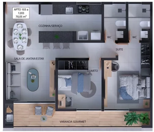 Foto do imóvel: Apartamento à venda, 110 m² por R$ 1.106.476, 11 - Aeroclube - João Pessoa/PB em Não informado