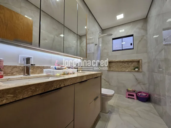 Imagem Casa com Belíssimo Conceito Aberto contendo 03 quartos sendo 01 suite no Condomínio Bellevie na Cidade de Cambé-PR