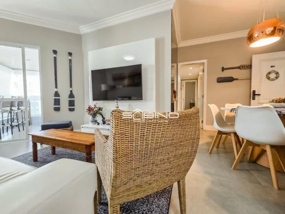Imagem Apartamento Pé na Areia à venda, com 3 Dormitórios 1 Suíte, 104m² - Riviera de São Lourenço, Bertioga SP