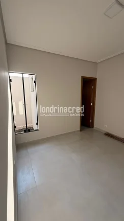 Imagem Casa geminada nova na Zona Norte de Londrina com 3 dormitórios (1 suíte), sala aconchegante, cozinha funcional e excelente localização próxima a comércios