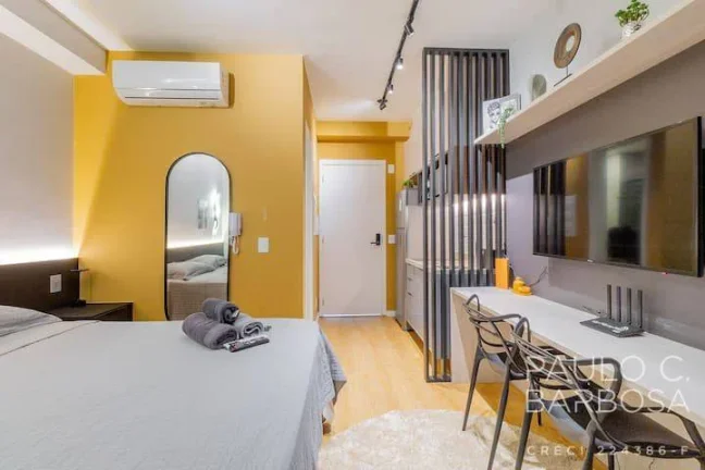 Imagem Santa Cecília Venda - Studio Mobiliado - 24m² - Sem vaga