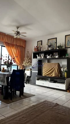 Imagem Apartamento com 3 dormitórios à venda, 129 m² por R$ 695.000,00 - Guilhermina - Praia Grande/SP
