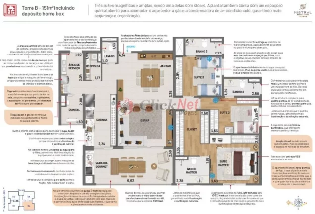Imagem Apartamento Mistral Patriani na Av. Kennedy próximo ao Golden Square - São Bernardo do Campo