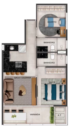 Imagem APARTAMENTO RESIDENCIAL em Vitória - ES, Santa Helena