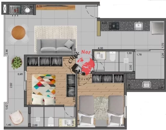 Imagem Apartamento Garden à Venda no bairro Nova Petrópolis – São Bernardo do Campo