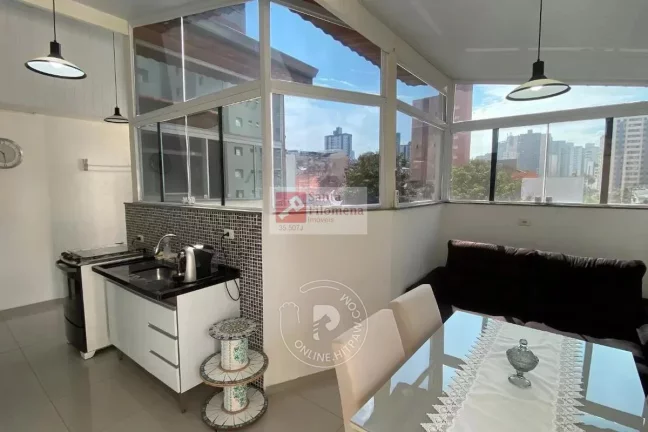 Imagem Cobertura para Venda em Santo André, Vila Valparaíso, 2 dormitórios, 1 banheiro, 1 vaga