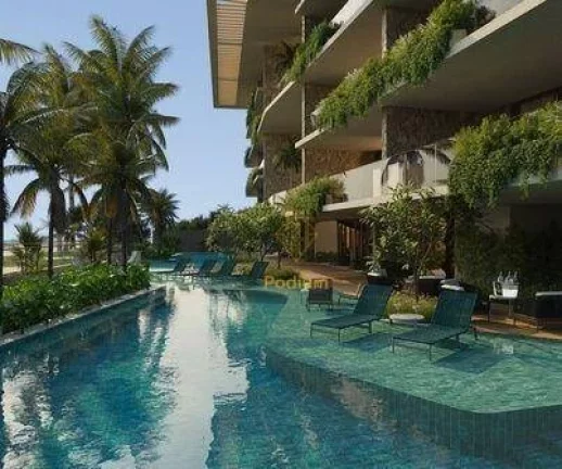 Imagem Apartamento com varanda / sacada pé na areia, na praia Ponta de campina em Cabedelo - AP1008