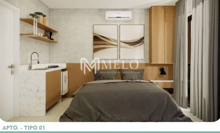 Imagem Oportunidade em PORTO DE GALINHAS: 27m², 01qt,01 vaga..