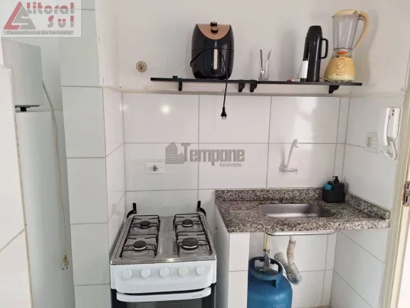 Imagem KIT NA OCEAN PRAIA GRANDE QUARTO DOIS AMBIENTES COM COZINHA BANHEIRO SOCIAL AREA DE SERVIÇO INTERFONE