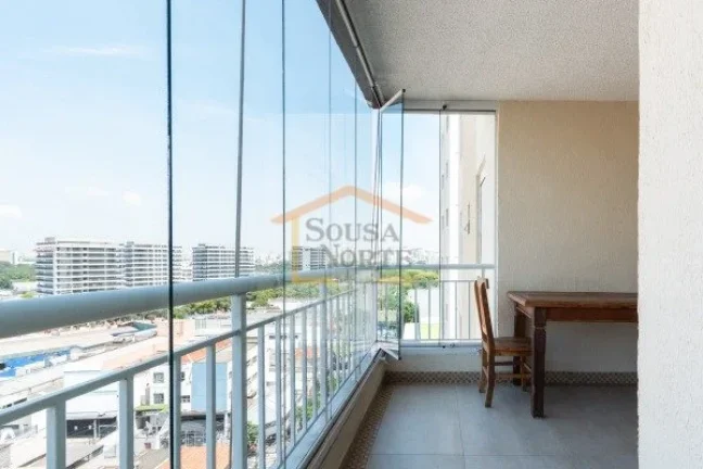 Imagem Apartamento de 88m² com 3 dormitórios, sendo 1 suite, 2 banheiros, 2 vagas e depósito. Possui sal...