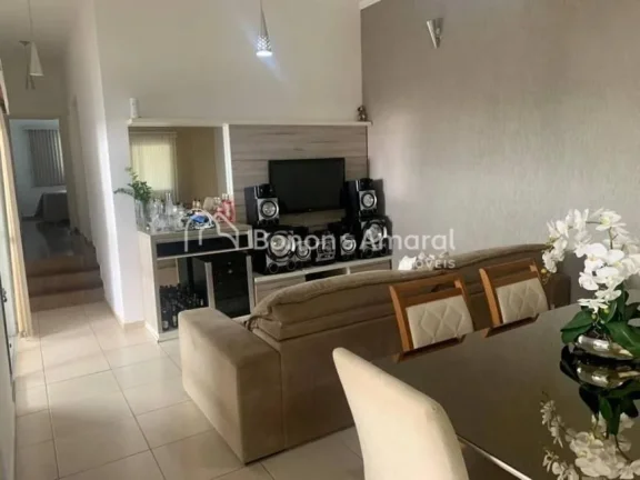 Imagem Conheça essa incrível casa térrea em condomínio fechado, com 148 metros quadrados de área const...