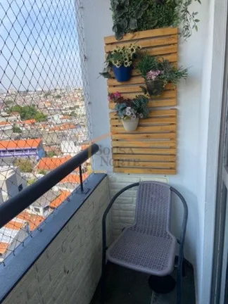 Imagem Apartamento com 49,6 m², composto por 2 dormitórios, sala para dois ambientes, varanda, cozinha, l...