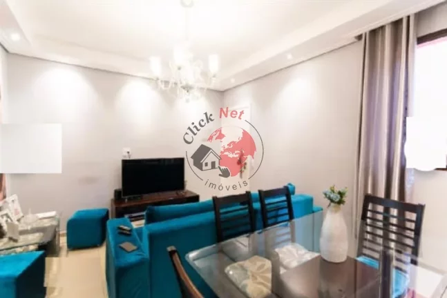 Imagem Apartamento Todo Reformado com 3 dormitórios e 1 vaga à Venda no bairro Demarchi, São Bernardo do Campo