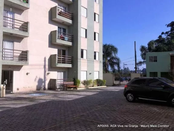Imagem Apartamento 2 dorm à venda, 48,95 m²- Granja Viana - Carapicuíba/SP