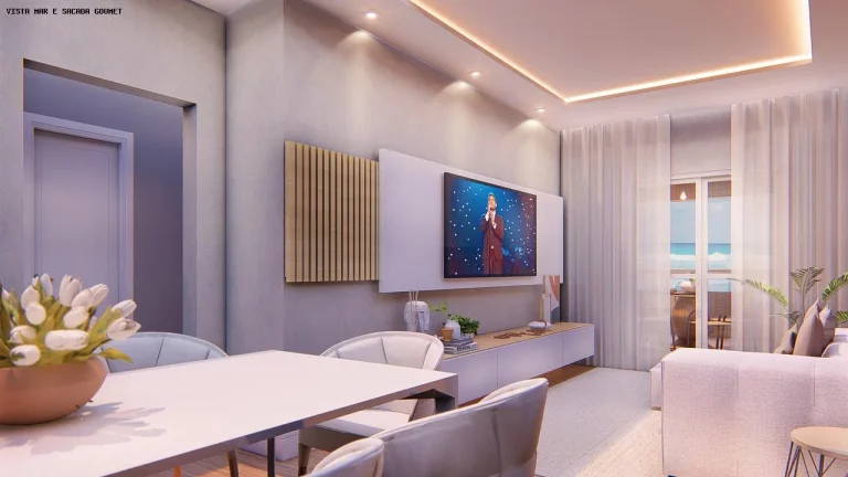 Imagem Apartamento na Planta para Venda em Praia Grande, Canto do Forte, 2 dormitórios, 1 suíte, 2 banheiros, 1 vaga