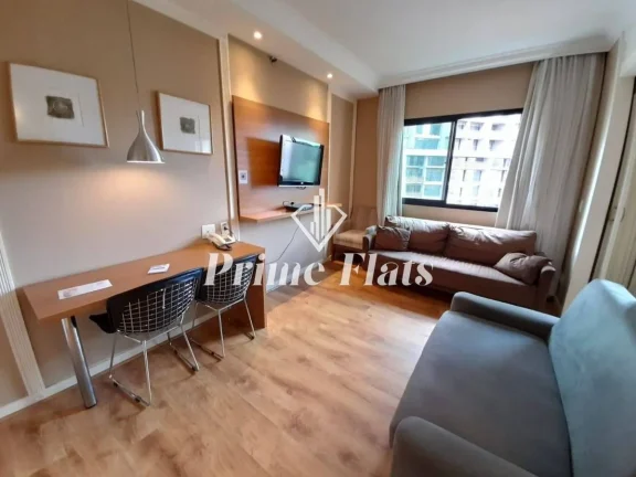 Imagem Flat disponível para locação no Hotel The Universe Paulista by Intercity na Bela Vista, com 30m², 1 dormitório e 1 vaga