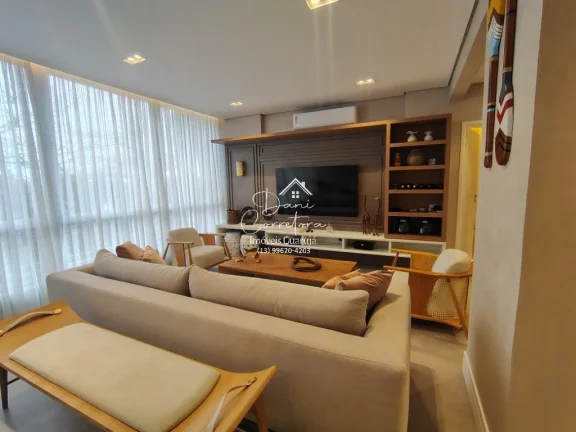Imagem Imperdível apartamento à venda em Guarujá-SP, Pitangueiras: 3 quartos, 1 suíte, 2 salas, 3 banheiros, 1 vaga, 130m².