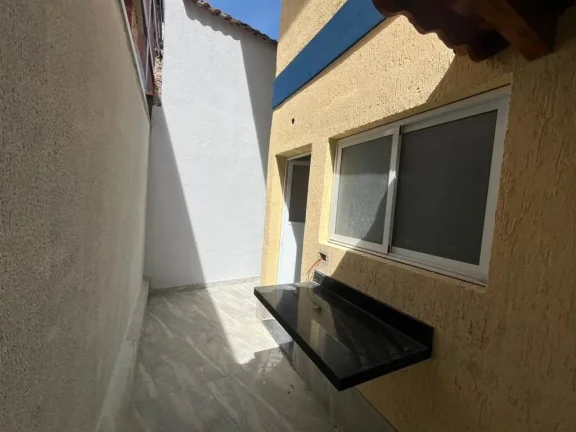 Imagem Maravilhoso Sobrado em Condomínio na Aviação - Praia Grande, 2 Quartos