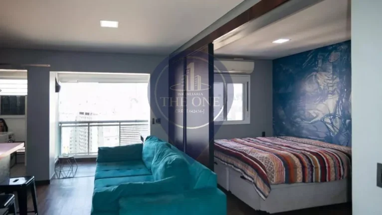 Imagem Apartamento à venda no Centro de São Paulo-SP: 1 quarto, 1 suíte, 1 sala, 1 banheiro, 1 vaga, 47m² de área. Venha conferir!
