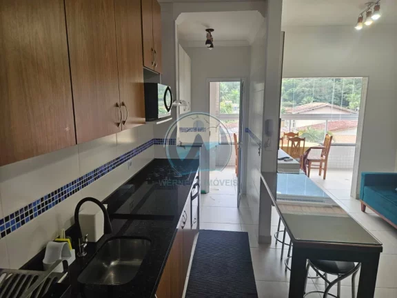 Imagem Apartamento à venda em Ubatuba-SP, Toninhas: 2 quartos, 1 suíte, sala, banheiro, 1 vaga. 62m² de conforto!