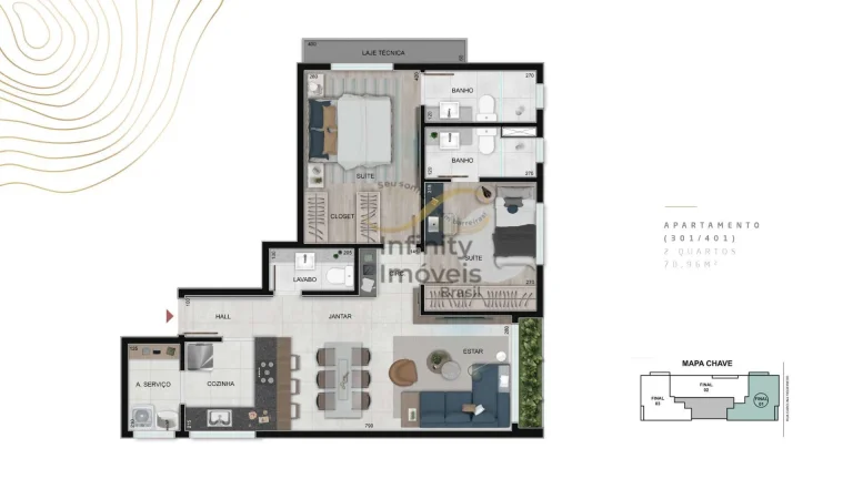 Imagem JAYA DESIGNER RESIDENCE - Apartamento à venda no bairro Serra - Belo Horizonte/MG