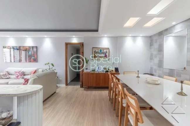 123 metros 3 dormitórios 1 suíte lavabo 3 vagas Apartamento está sendo vendido mobiliado, com pla...